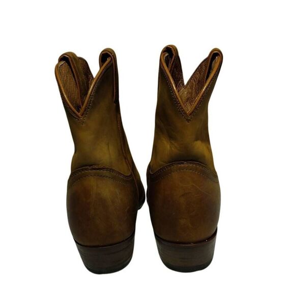 Frye Boots Billy Short Cognac Cowgirl Boots Women's Size 6 - Picture 8 of 14